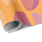 Modernes Illustrationsmuster des Mittelalters Geschenkpapier (Rolleneckpunkt)
