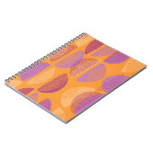 Modernes Illustrationsmuster des Mittelalters Notizblock (Linke Seite)