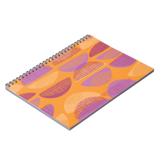 Modernes Illustrationsmuster des Mittelalters Notizblock (Linke Seite)