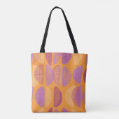 Modernes Illustrationsmuster des Mittelalters Tasche (Rückseite)