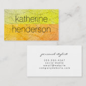 Modernes Illustrationsmuster Visitenkarte (Vorne/Hinten)