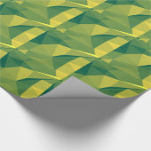 Modernes immergrünes Baum-LandschaftsPackpapier Geschenkpapier (Ecke)