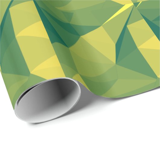 Modernes immergrünes Baum-LandschaftsPackpapier Geschenkpapier (Rolleneckpunkt)