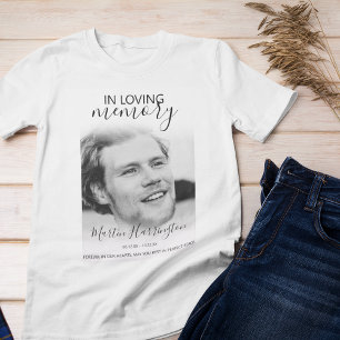 Modernes In-Loving-Memory-Foto-T-Shirt T-Shirt