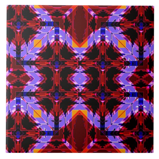 Modernes Indianerland 1 Tile Fliese (Vorderseite)