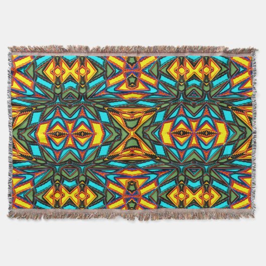 Modernes Indianerland 7-Loch-Blanket Decke (Vorderseite)