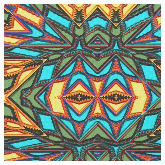 Modernes Indianermaterial 7 Stoff (Nahaufnahme)