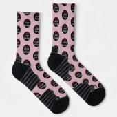 Modernes, individualisierbares Promo Dusty Rose Pi Socken (Rechts)