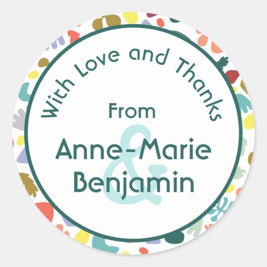 Modernes, individualisierbares städtisches Gemuste Runder Aufkleber (Vorderseite)