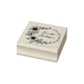 Modernes Individuelle Name-Bibliothekbuch für Sonn Gummistempel (Stempel)