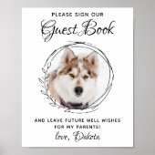 Modernes, individuelles Foto für Haustiere mit Hoc Poster (Vorne)