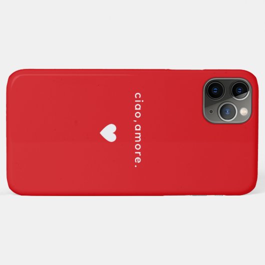 Modernes, individuelles italienisches Zitat Hi Lie Case-Mate iPhone Hülle (Rückseite (Horizontal))