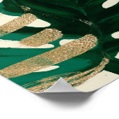 Modernes, individuelles, tropisches Zeichen Poster (Ecke)