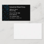 Modernes industrielles Muster Visitenkarte (Vorne/Hinten)