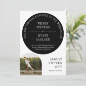 Modernes informelles Arch-Foto - Einladung zur Hoc (Stehend Vorderseite)