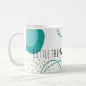 Modernes inspirierendes Zitat Kaffeetasse (Links)