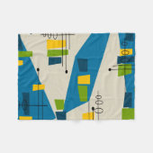 Modernes, Inspiriertes Fleece-Blanket Mitte des Ja Fleecedecke (Vorderseite (Horizontal))
