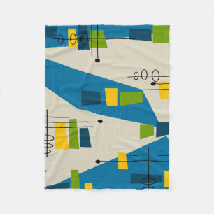 Modernes, Inspiriertes Fleece-Blanket Mitte des Ja Fleecedecke