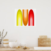 Modernes Inspiriertes Kunstposter aus dem Mittelal Poster (Küche)