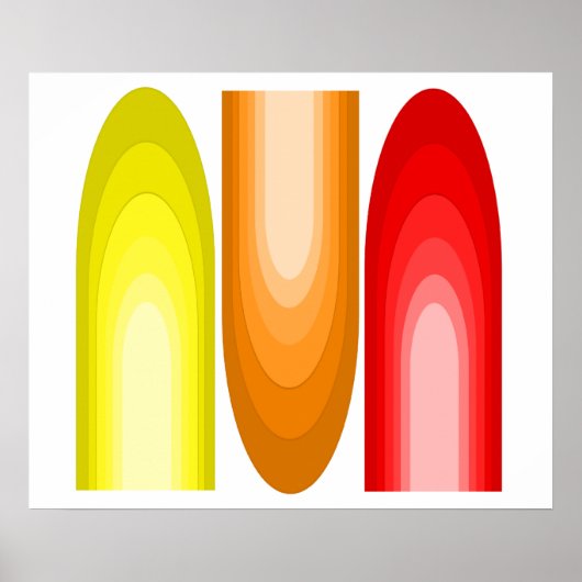 Modernes Inspiriertes Kunstposter aus dem Mittelal Poster (Vorne)