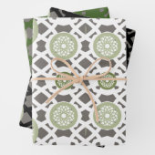 Modernes islamisches arabisches Muster Geschenkpapier Set (Beispiel)