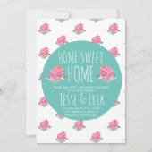 Modernes Isometrisches Zuhause Party Einladung (Vorderseite)