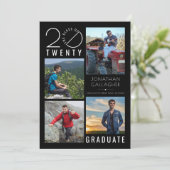 Modernes Jahr der Schwarzen Stylist im Abschluss Ankündigung (Stehend Vorderseite)