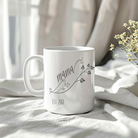 Modernes Jahr der Skriptmama Kaffeetasse