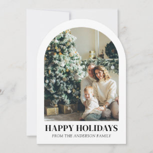 Modernes Jahr im Review Weihnachtsgeschoss Einladung