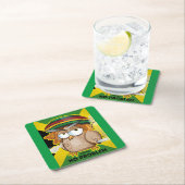 Modernes Jamaica Funny No Problem Rechteckiger Pappuntersetzer (Vor Ort)