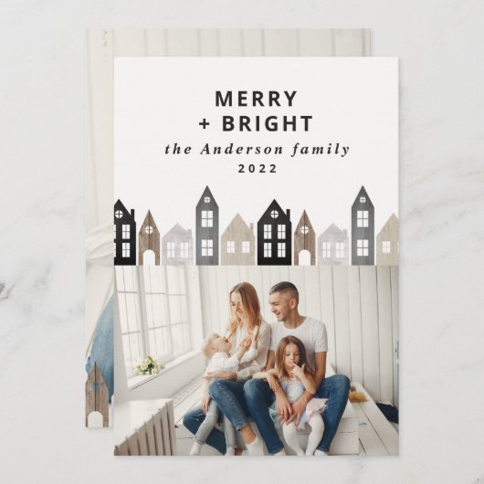 Modernes Japan Weihnachten Nordische Häuser 2 Foto (Vorne/Hinten)