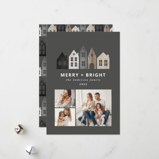 Modernes Japan Weihnachten Nordische Häuser 3 Foto (Vorderseite/Rückseite Beispiel)