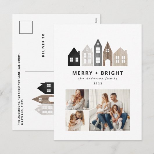 Modernes Japan Weihnachten Nordische Häuser 3 Foto (Vorne/Hinten)