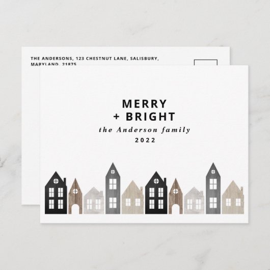 Modernes Japan Weihnachten Nordische Häuser stilvo (Vorne/Hinten)