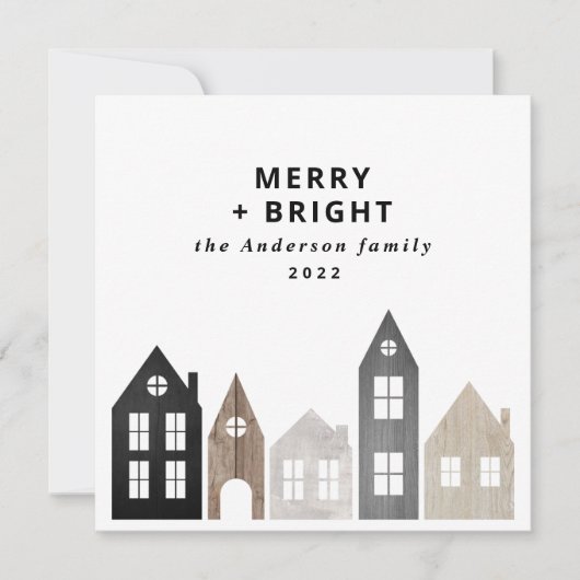 Modernes Japan Weihnachten Nordische Häuser stilvo (Vorderseite)