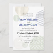 Modernes japanisches Papiermuster Einladung (Vorderseite)