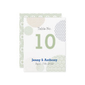 Modernes japanisches Papiermuster Mitteilungskarte (Vorderseite/Rückseite Beispiel)