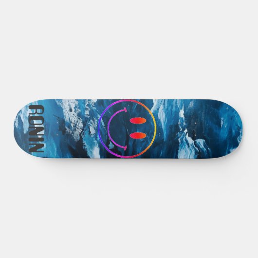 Modernes japanisches Wave Rider Skateboard Deck (Horizontal)