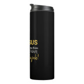 Modernes JESUS RANSOMED ME Christlich Thermosbecher (Nach rechts gedreht)