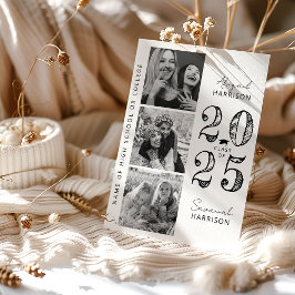 Modernes Joint Abschluss Foto Feiertagskarte