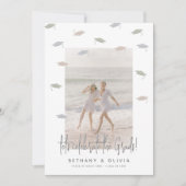 Modernes Joint Graduate Abschluss Celebration Einladung (Vorderseite)