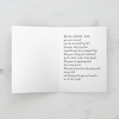 Modernes Jubiläum der Taufe Wählen Sie Ihre Farbe Karte (Innenseite)