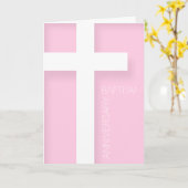 Modernes Jubiläum der Taufe Wählen Sie Ihre Farbe Karte (Gelbe Blume)