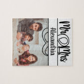 Modernes Jubiläum Foto Mongram Puzzle (Horizontal)