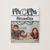 Modernes Jubiläum Foto Mongram Puzzle (Vertikal)