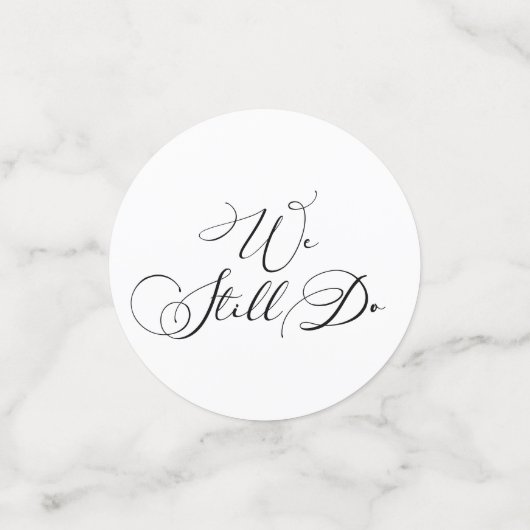 Modernes Jubiläumsjahr - Erneuerbares Foto Konfetti (Klein Vorderseite)