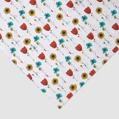 Modernes Jugendstil-Muster Seidenpapier (Ausschnitt)