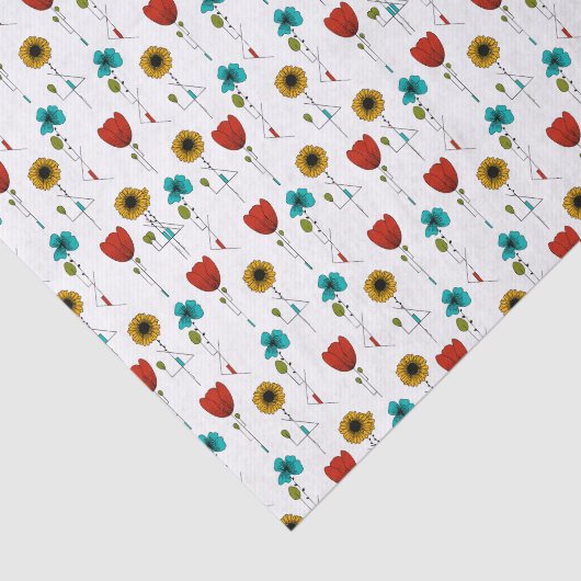 Modernes Jugendstil-Muster Seidenpapier (Ausschnitt)