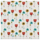 Modernes Jugendstil-Muster Stoff (Nahaufnahme)