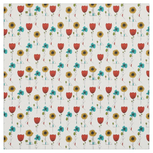 Modernes Jugendstil-Muster Stoff (Muster)